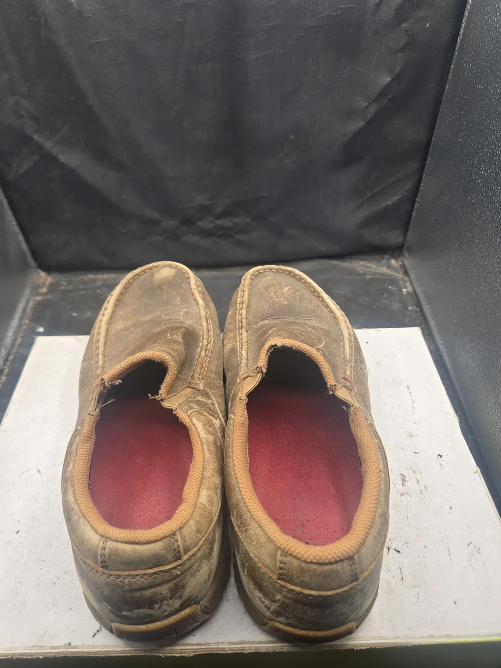 Twisted X Brown Slip-On Moccasin Loafers